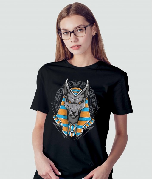 Дамска тениска с щампа Арт Egyptian Anubis One